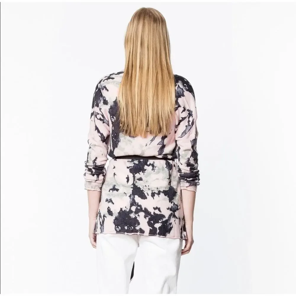 Zadig & Voltaire Wool Tie Dye Cardigan Sweater - Picture 8 of 8